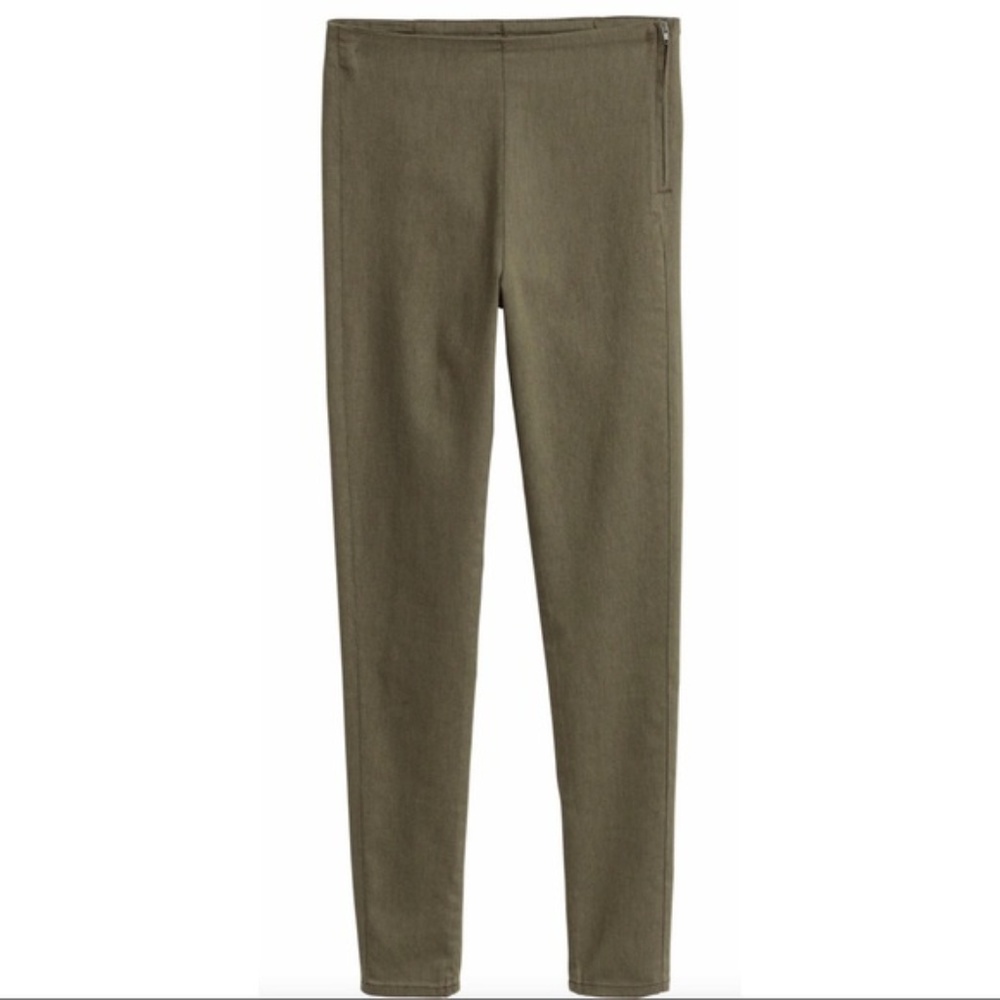 H&M DIVIDED Green Twill Pants